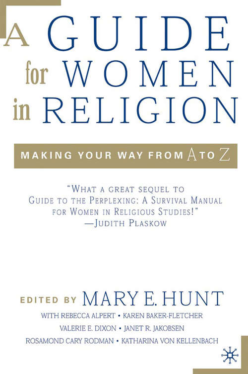 Book cover of A Guide for Women in Religion: Making Your Way from A to Z (2004)