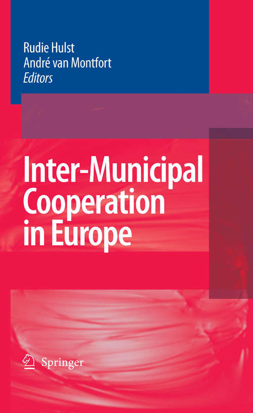 Book cover of Inter-Municipal Cooperation in Europe (2007)