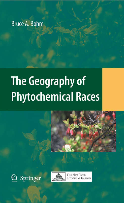 Book cover of The Geography of Phytochemical Races (2009)