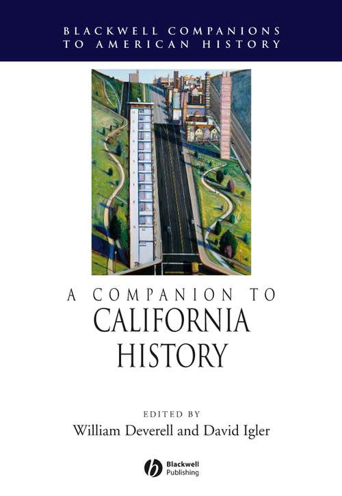 Book cover of A Companion to California History (Wiley Blackwell Companions to American History)