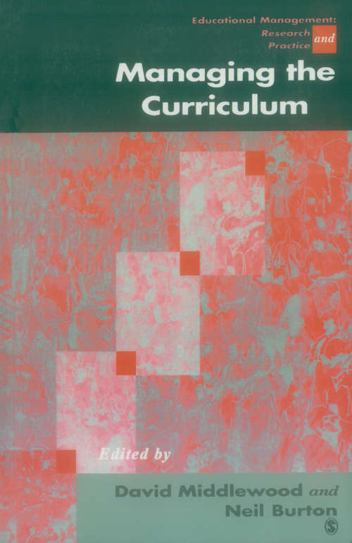 Book cover of Managing the Curriculum