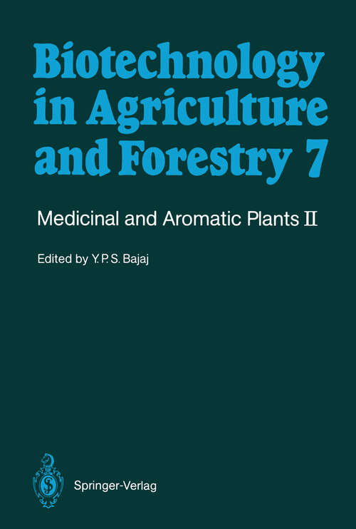 Book cover of Medicinal and Aromatic Plants II (1989) (Biotechnology in Agriculture and Forestry #7)