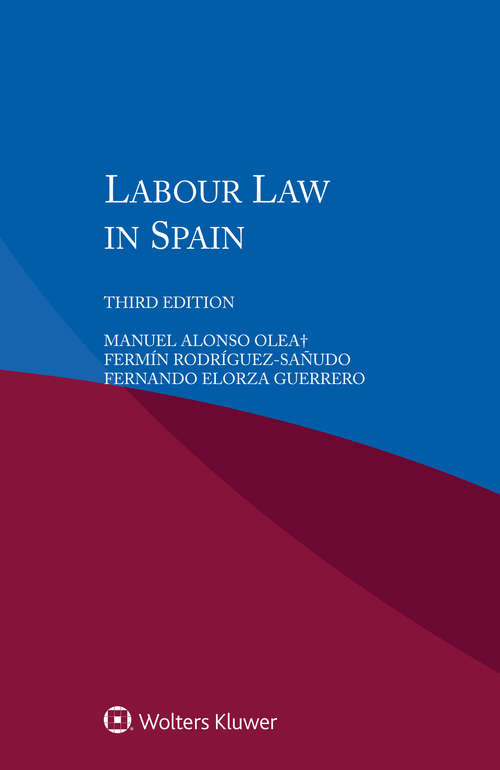 Book cover of Labour Law in Spain (3)