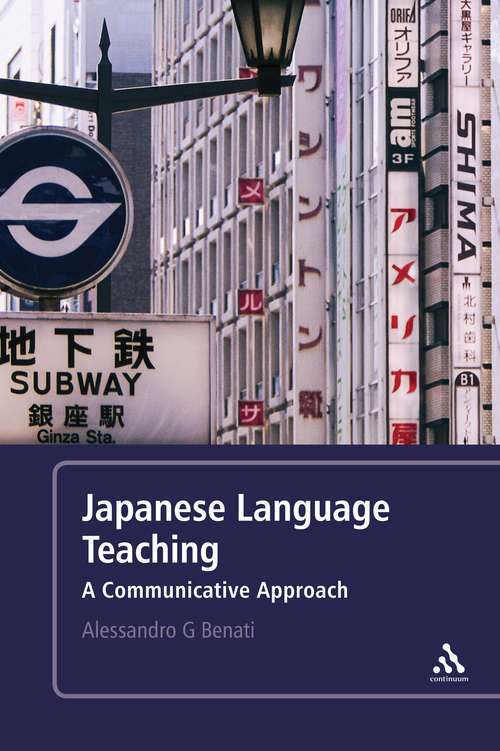 Book cover of Japanese Language Teaching: A Communicative Approach