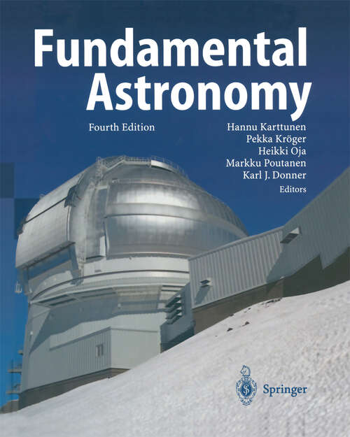 Book cover of Fundamental Astronomy (4th ed. 2003)