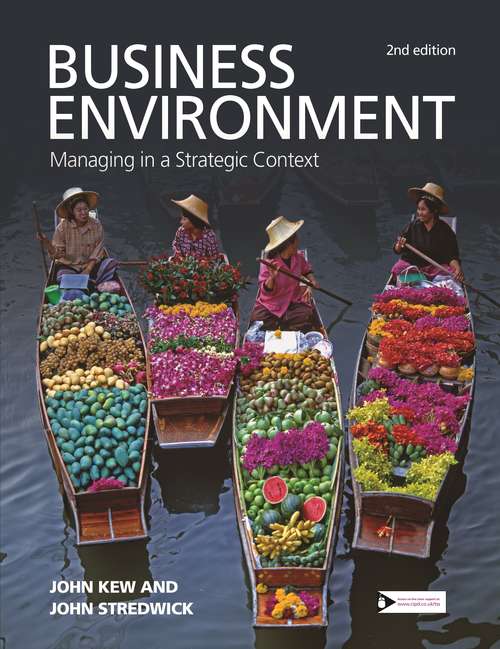 Book cover of Business Environment: Managing in a Strategic Context