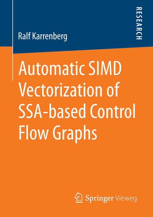 Book cover of Automatic SIMD Vectorization of SSA-based Control Flow Graphs (2015)