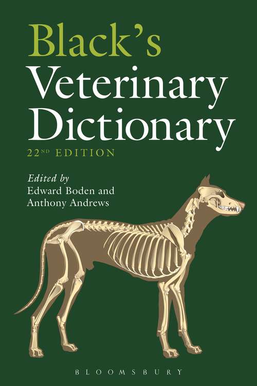 Book cover of Black's Veterinary Dictionary (22)