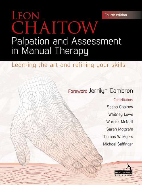 Book cover of Palpation and Assessment in Manual Therapy: Learning the Art and Refining your Skills (4)