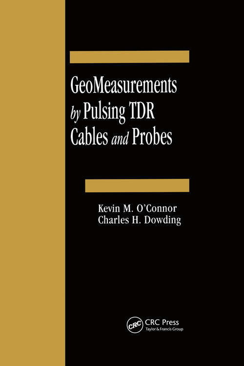 Book cover of GeoMeasurements by Pulsing TDR Cables and Probes