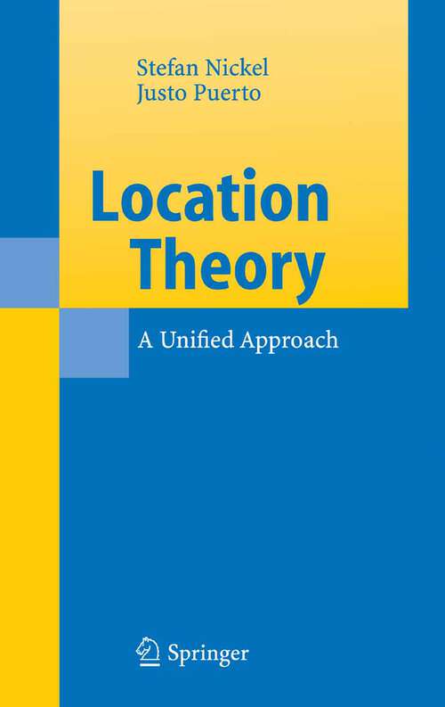 Book cover of Location Theory: A Unified Approach (2005)