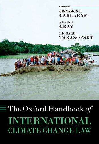 Book cover of The Oxford Handbook Of International Climate Change Law (Oxford Handbooks In Law Ser. (PDF))