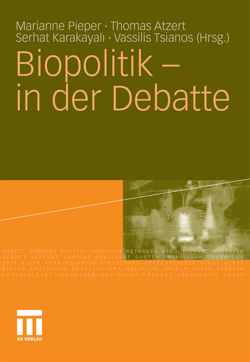 Book cover of Biopolitik - in der Debatte (2011)