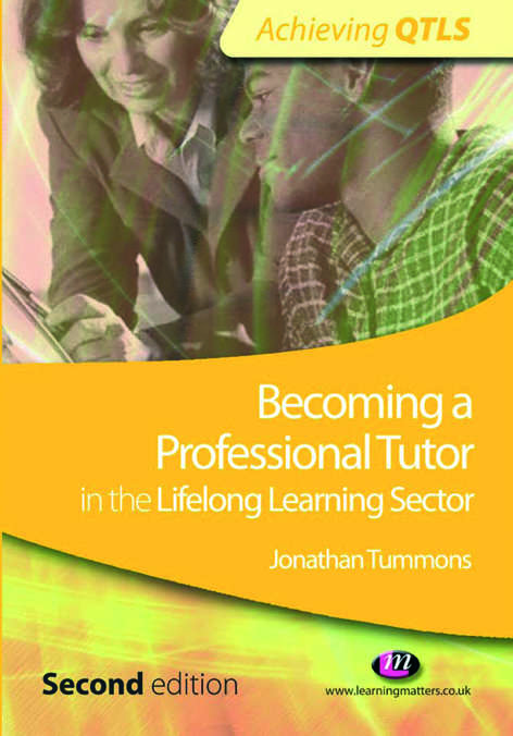 Book cover of Becoming a Professional Tutor in the Lifelong Learning Sector (PDF)