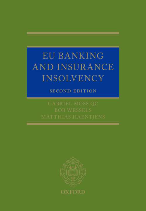 Book cover of EU Banking and Insurance Insolvency