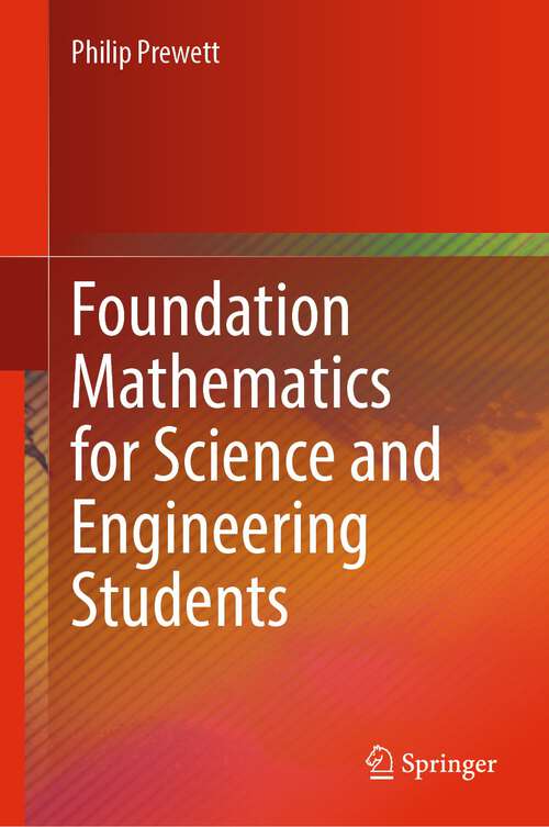 Book cover of Foundation Mathematics for Science and Engineering Students (1st ed. 2022)