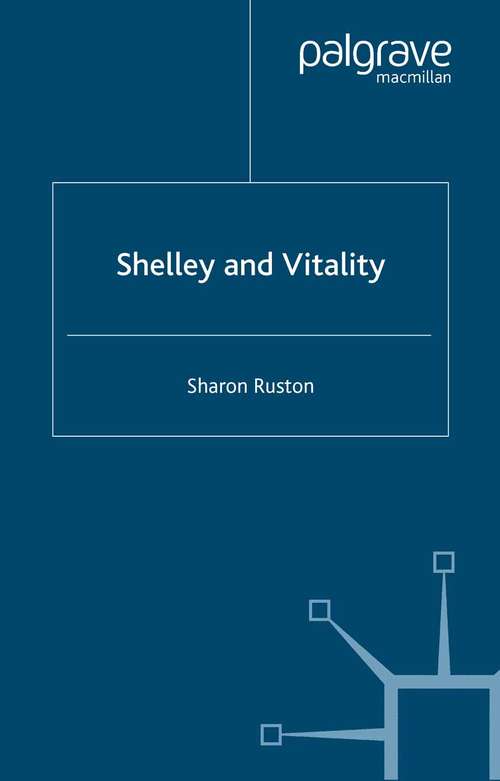 Book cover of Shelley and Vitality (2005)
