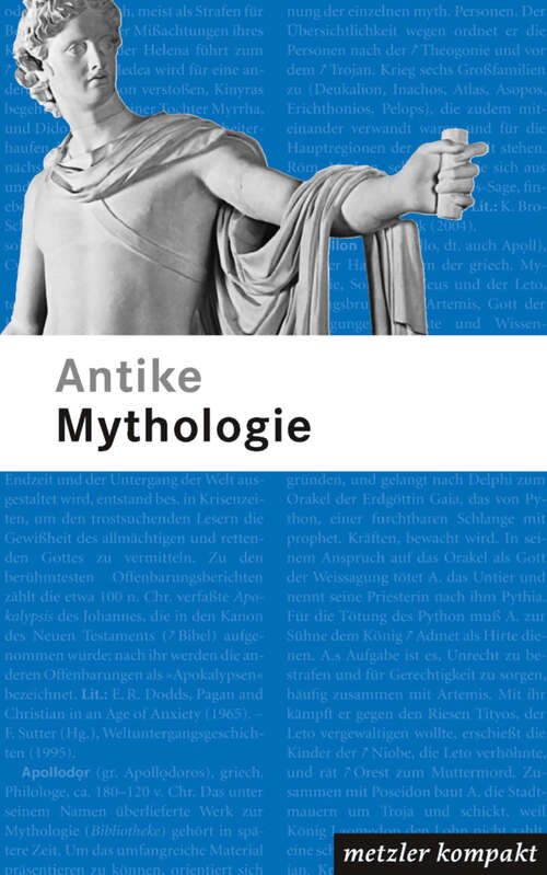 Book cover of Antike Mythologie (1. Aufl. 2005)