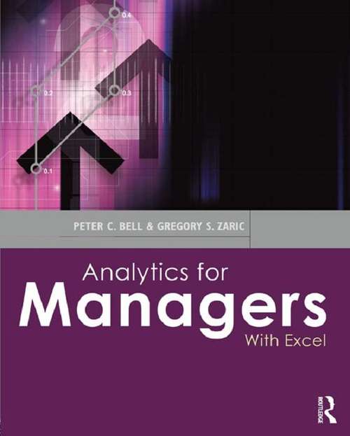 Book cover of Analytics for Managers: With Excel