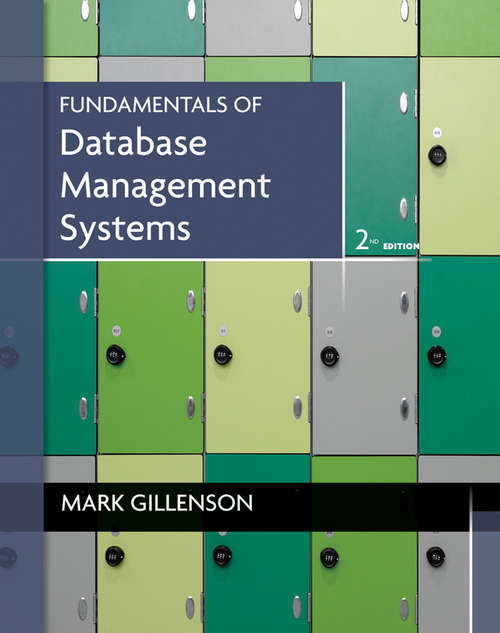 Book cover of Fundamentals of Database Management Systems
