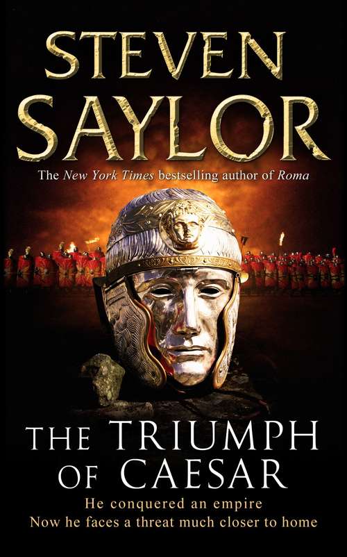 Book cover of The Triumph of Caesar: A Novel Of Ancient Rome (Roma Sub Rosa #12)
