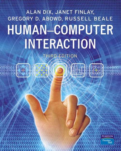 Book cover of Human-computer Interaction