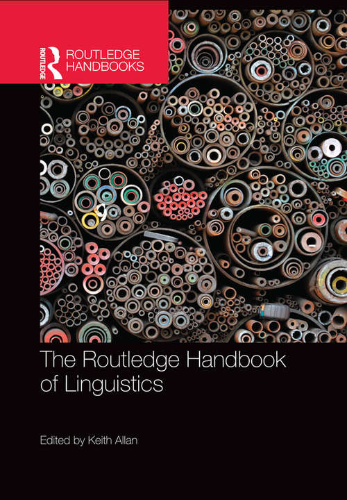 Book cover of The Routledge Handbook of Linguistics (Routledge Handbooks in Linguistics)