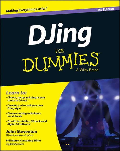 Book cover of DJing For Dummies (3) (For Dummies Ser.)