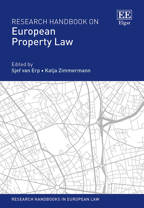 Book cover of Research Handbook on European Property Law (Research Handbooks in European Law series)