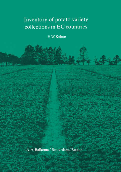 Book cover of Inventory of Potato Variety Collections in EEC Countries