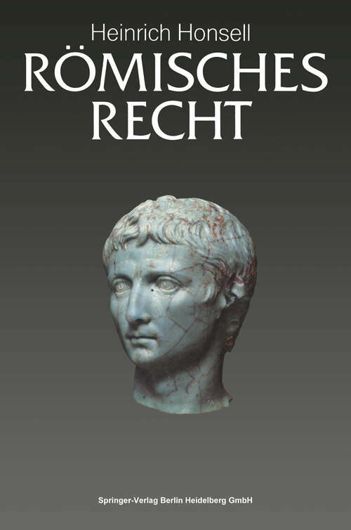 Book cover of Römisches Recht (1988)