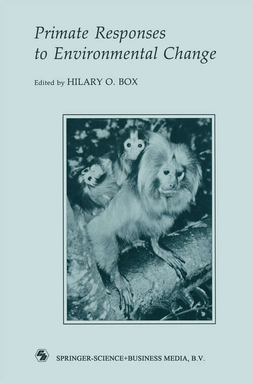 Book cover of Primate Responses to Environmental Change (1991)