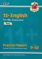 Book cover of 11+ GL English Practice Papers - Ages 9-10 (with Parents' Guide & Online Edition)