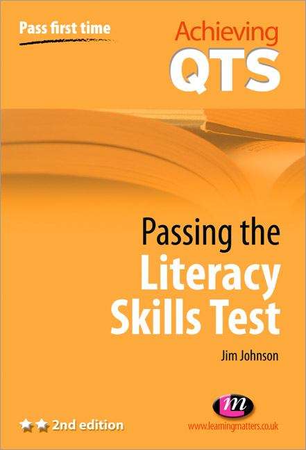 Book cover of Passing the Literacy Skills Test (PDF)