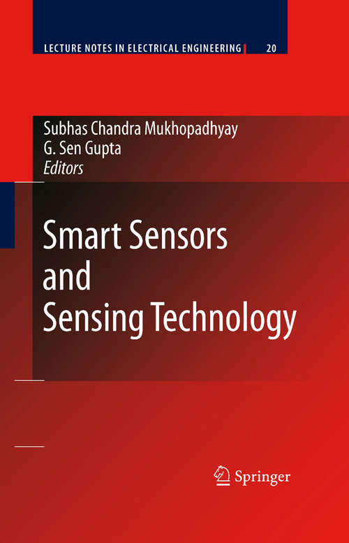 Book cover of Smart Sensors and Sensing Technology (2008) (Lecture Notes in Electrical Engineering #20)