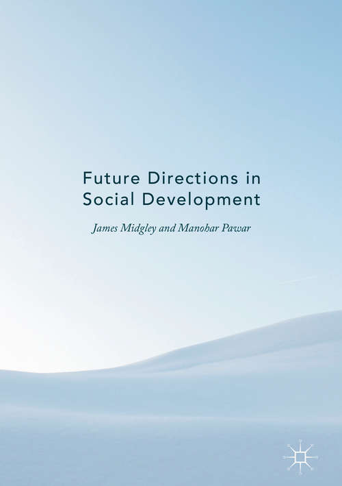 Book cover of Future Directions in Social Development (1st ed. 2017)