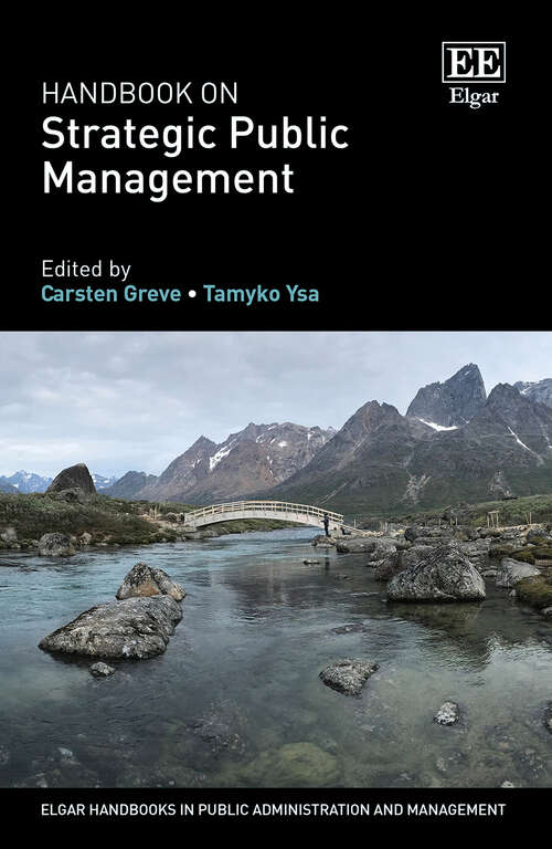Book cover of Handbook on Strategic Public Management (Elgar Handbooks in Public Administration and Management)