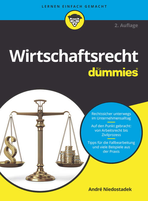 Book cover of Wirtschaftsrecht für Dummies (2. Auflage) (Für Dummies)