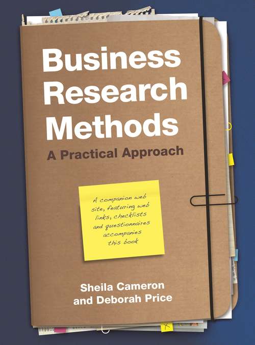 Book cover of Business Research Methods: A Practical Approach