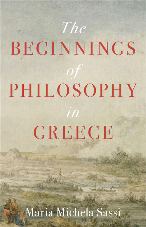 Book cover of The Beginnings of Philosophy in Greece