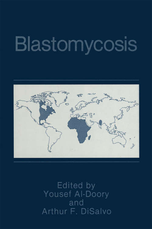 Book cover of Blastomycosis (1992) (Current Topics in Infectious Disease)