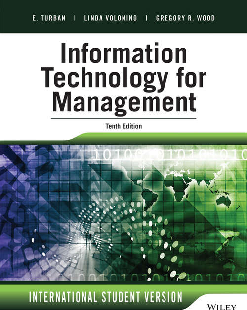 Book cover of Information Technology for Management: Advancing Sustainable, Profitable Business Growth