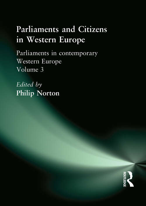 Book cover of Parliaments and Citizens in Western Europe