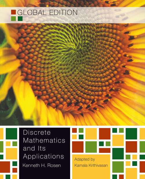 Book cover of Discrete Maths and Its Applications Global Edition 7e (UK Higher Education  Mathematics Mathematics)