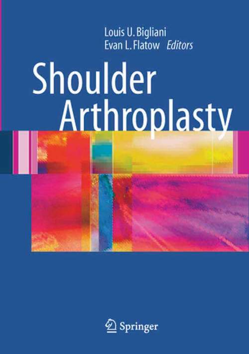 Book cover of Shoulder Arthroplasty (2005)