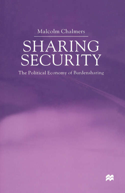 Book cover of Sharing Security: The Political Economy of Burden Sharing (2000)