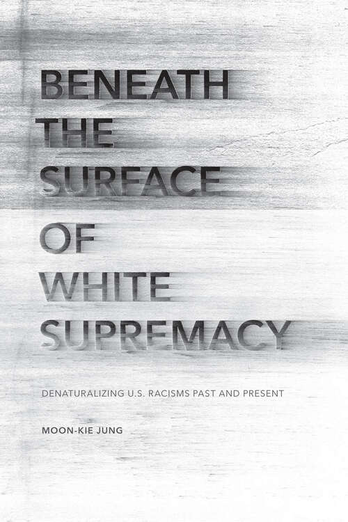 Book cover of Beneath the Surface of White Supremacy: Denaturalizing U.S. Racisms Past and Present (Stanford Studies in Comparative Race and Ethnicity #15)