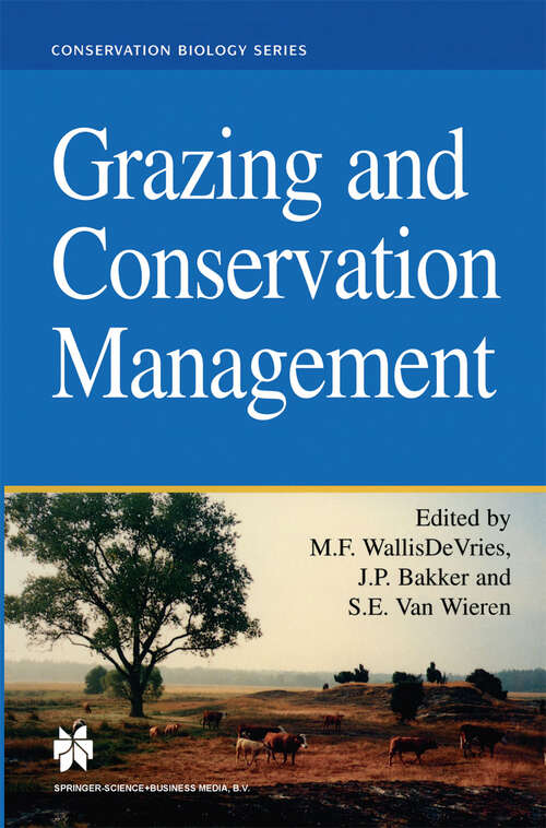 Book cover of Grazing and Conservation Management (1998) (Conservation Biology #11)