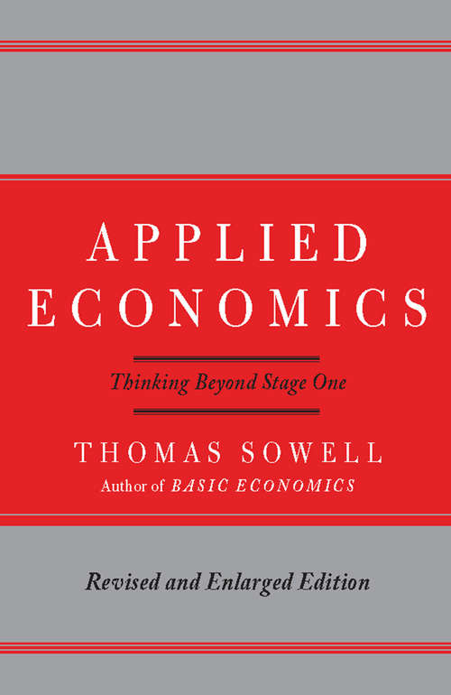 Book cover of Applied Economics: Thinking Beyond Stage One (2)