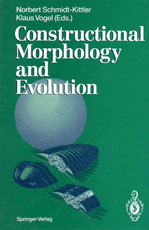 Book cover of Constructional Morphology and Evolution (1991)